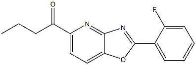 2-(2-Fluorophenyl)-5-butanoyloxazolo[4,5-b]pyridine