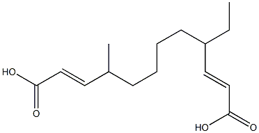 Diacrylic acid 1-ethyl-6-methyl-1,6-hexanediyl ester 结构式