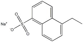 5-エチル-1-ナフタレンスルホン酸ナトリウム 化学構造式
