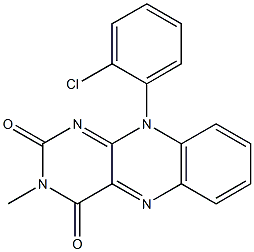 3-Methyl-10-(2-chlorophenyl)pyrimido[4,5-b]quinoxaline-2,4(3H,10H)-dione