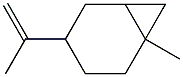 1-Methyl-4-(1-methylethenyl)bicyclo[4.1.0]heptane Structure