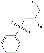 (R)-1-(Phenylsulfonyl)-3-chloropropane-2-ol,,结构式