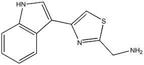 3-(2-Aminomethyl-4-thiazolyl)-1H-indole Structure