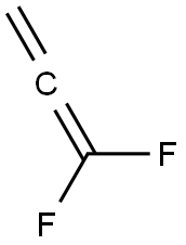 1,1-Difluoropropadiene Struktur