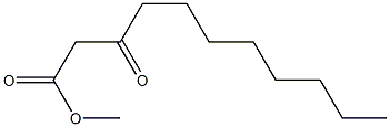 3-オキソウンデカン酸メチル 化学構造式
