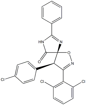 (4R,5R)-3-(2,6-Dichlorophenyl)-4-(4-chlorophenyl)-8-phenyl-1-oxa-2,7,9-triazaspiro[4.4]nona-2,8-dien-6-one