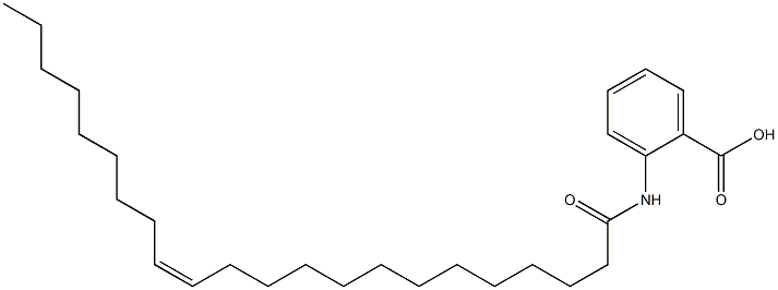 2-[[(Z)-1-Oxo-13-docosenyl]amino]benzoic acid Structure