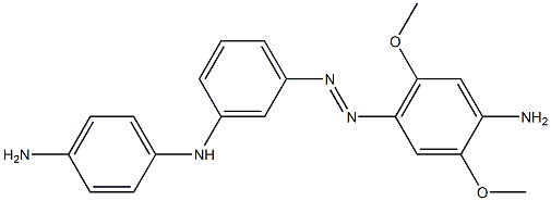  4-[3-(4-Aminophenylamino)phenylazo]-2,5-dimethoxyaniline