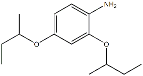 2,4-Di(sec-butyloxy)aniline 结构式