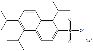 1,5,6-Triisopropyl-2-naphthalenesulfonic acid sodium salt Structure