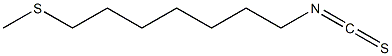 7-Methylthioheptyl isothiocyanate Structure