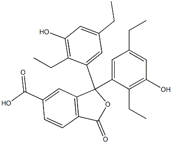 1,1-Bis(2,5-diethyl-3-hydroxyphenyl)-1,3-dihydro-3-oxoisobenzofuran-6-carboxylic acid