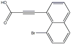  3-(8-Bromo-1-naphthalenyl)propiolic acid