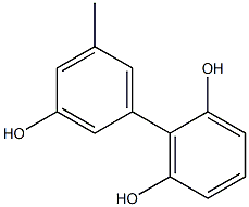 5'-Methyl-1,1'-biphenyl-2,3',6-triol Struktur