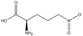 5-ニトロ-D-ノルバリン 化学構造式