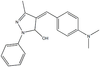 4,5-Dihydro-4-[4-(dimethylamino)benzylidene]-1-phenyl-3-methyl-1H-pyrazol-5-ol