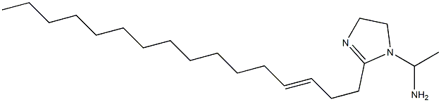 1-(1-アミノエチル)-2-(3-ヘキサデセニル)-2-イミダゾリン 化学構造式