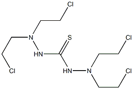 1,1,5,5-Tetrakis(2-chloroethyl)thiocarbonohydrazide Structure