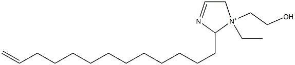 1-Ethyl-1-(2-hydroxyethyl)-2-(12-tridecenyl)-3-imidazoline-1-ium|