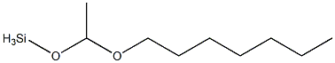 [1-(Heptyloxy)ethoxy]silane,,结构式