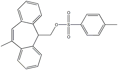 10-Methyl-5-[(p-toluenesulfonyloxy)methyl]-5H-dibenzo[a,d]cycloheptene,,结构式