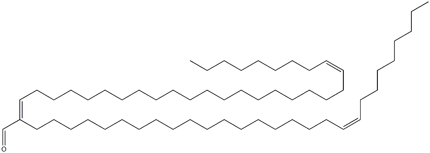 (2E,23Z)-2-[(19Z)-19-Octacosen-1-yl]dotriaconta-2,23-dienal,,结构式