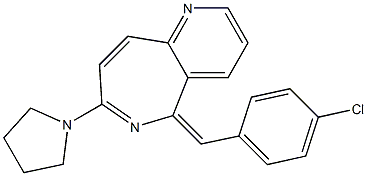  5-(4-Chlorobenzylidene)-7-(pyrrolidin-1-yl)-5H-pyrido[3,2-c]azepine