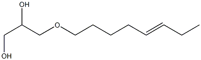 3-(5-Octenyloxy)-1,2-propanediol Structure