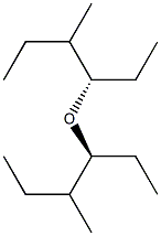 (+)-エチル[(S)-2-メチルブチル]エーテル 化学構造式