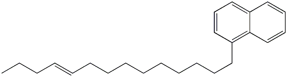 1-(10-Tetradecenyl)naphthalene 结构式