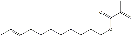 Methacrylic acid (9-undecenyl) ester,,结构式