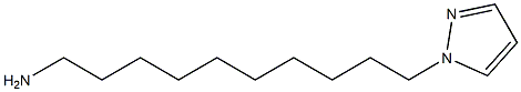 10-(1H-Pyrazol-1-yl)decan-1-amine Structure