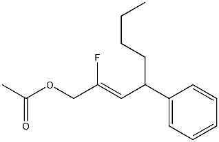  1-Acetoxy-2-fluoro-4-phenyl-2-octene