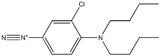 3-Chloro-4-(dibutylamino)benzenediazonium,,结构式