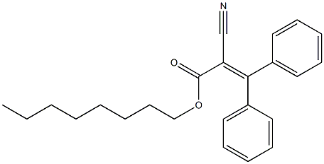 2-Cyano-3,3-diphenylpropenoic acid octyl ester