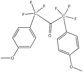 4'-メトキシ-α,α,α-トリフルオロアセトフェノン 化学構造式