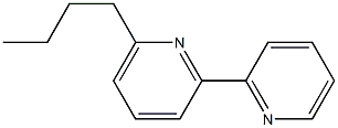 6-ブチル-2,2'-ビピリジン 化学構造式