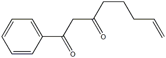 1-Phenyl-7-octene-1,3-dione,,结构式