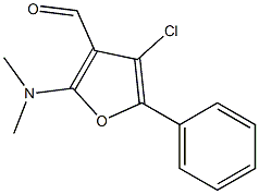 2-(Dimethylamino)-4-chloro-5-phenylfuran-3-carbaldehyde|