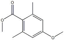 4-Methoxy-2,6-dimethylbenzoic acid methyl ester Struktur