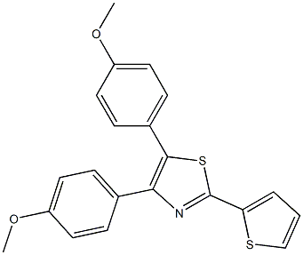 4,5-Bis(4-methoxyphenyl)-2-(2-thienyl)thiazole