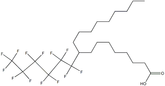 9-(Tridecafluorohexyl)octadecanoic acid