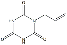 1-Allylperhydro-1,3,5-triazine-2,4,6-trione Struktur