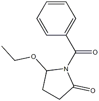 5-Ethoxy-1-[benzoyl]pyrrolidin-2-one Struktur