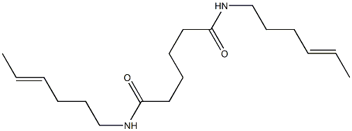 N,N'-Di(4-hexenyl)adipamide Structure