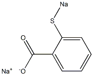 o-(ソジオチオ)安息香酸ナトリウム 化学構造式