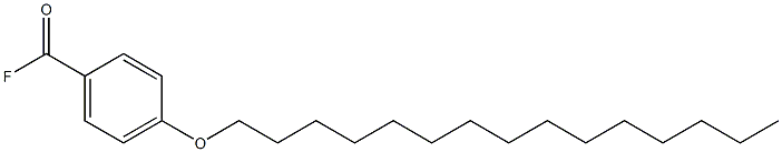 4-(Pentadecyloxy)benzoyl fluoride 结构式