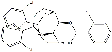1-O,4-O:2-O,6-O:3-O,5-O-Tris(2-chlorobenzylidene)-D-glucitol|