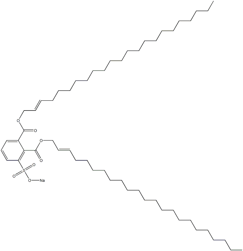 3-(Sodiosulfo)phthalic acid di(2-tricosenyl) ester|