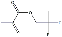 メタクリル酸(2,2-ジフルオロプロピル) 化学構造式